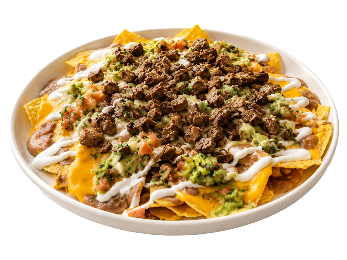 La Ktrina nachos with steak